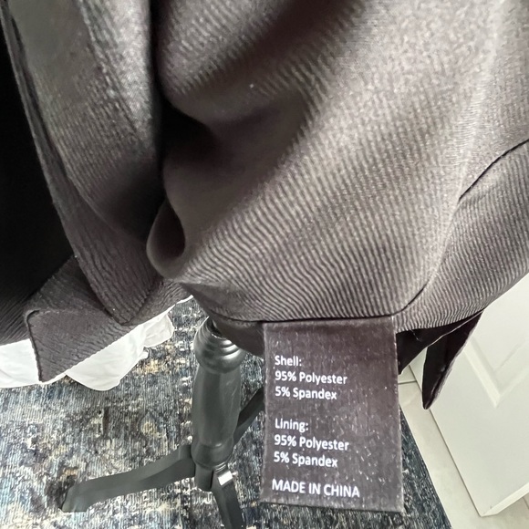 Formal Black Dress with Pleated Accents - Picture 5 of 5